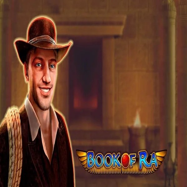 Official Slots logo: Book of Ra by Greentube at SlotRave Casino