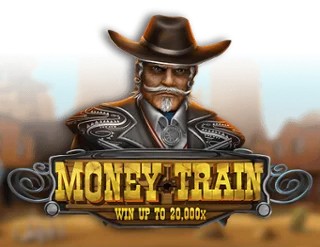 Money Train slot logo by Relax Gaming at SlotRave Casino